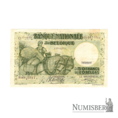 Belgica - 50 Francos - P106 - 1944