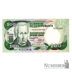 Colombia - 200 Pesos - P429 - 1992