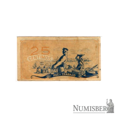 España - 25 Céntimos - P S601 - 1937 - comprar online