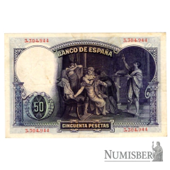 España - 50 Pesetas - P82 - 1931 - comprar online