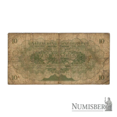 Libia - 10 Piastras - P6 - 1951 - comprar online