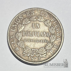 Bolivia - 1 Boliviano - KM160 - 1872 - comprar online
