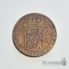 España - 6/4 Isabel II - KM128 - 1846 - comprar online
