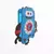 Reloj con movimiento péndulo - Robot Vicente - Woodaloo - comprar online