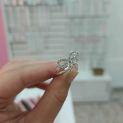 Anillo Moño Grande con Piedritas. - comprar online