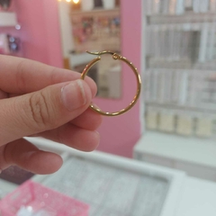 Argollitas Lisas. - Santa Rita Joyas y Accesorios