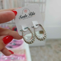 Argollitas de Plata Inflada. - comprar online