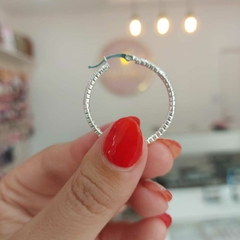 Argollitas Labradas Grandes. - comprar online