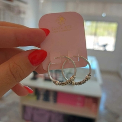 Argollitas Bali con Dos Pelotitas.