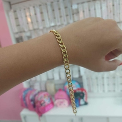 Pulsera con Eslabones Gruesa.