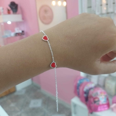 Pulsera Corazones.