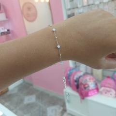 Pulsera Finita Estrellas con Pelotitas.