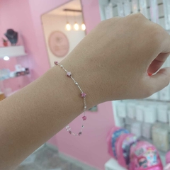 Pulsera Finita Estrellas con Pelotitas. - Santa Rita Joyas y Accesorios