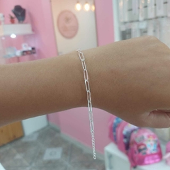 Pulsera con Eslabones Alargados.