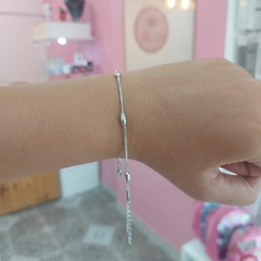 Pulsera Colita de Raton con Pelotitas.
