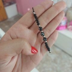 Pulsera Ojito con Piedritas Cristales.