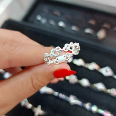 Anillo Corazones Entrelazados. - comprar online