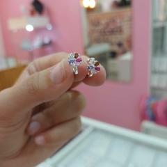 Argollitas Cliker Flor.