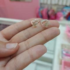 Argollitas Cliker Mini con Dije. en internet
