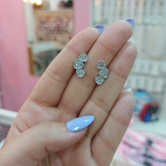 Aros Pasantes con Tres Corazones.
