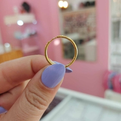 Argollitas Cliker Lisas. - Santa Rita Joyas y Accesorios