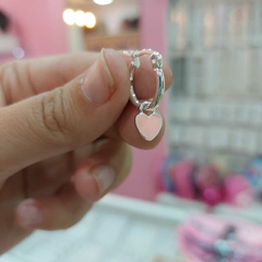 Argollitas con Dije Corazón. - comprar online