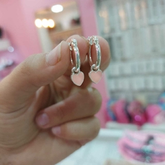 Argollitas con Dije Corazón.
