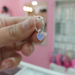 Argollitas con Dije Corazón. - comprar online
