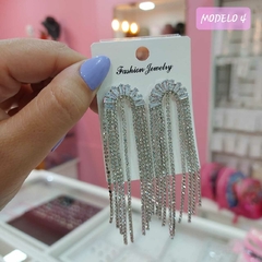 Aros Pasantes de Fiesta. - Santa Rita Joyas y Accesorios