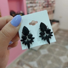 Aros Pasantes con Piedras. - Santa Rita Joyas y Accesorios