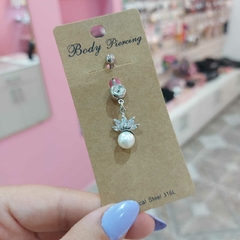 Percing Ombligo con Colgante Coronita. - comprar online