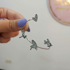 Aro Solitario con Corazones. - comprar online