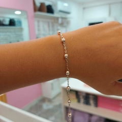 Pulsera con Pelotitas de 0,5 Cm.