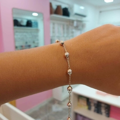 Pulsera con Pelotitas de 0,7 Cm.
