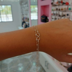 Pulsera Infinito Doble.