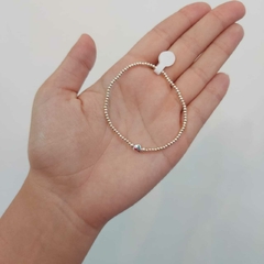 Pulsera Corazón con Pelotitas.