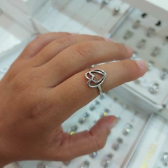 Anillo Doble Corazón.
