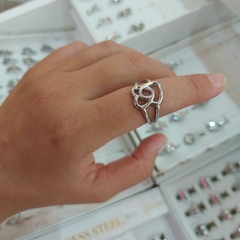 Anillo Doble Corazón.