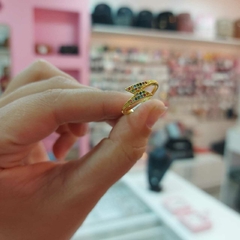 Anillo Rayito con Piedras Multicolor. - comprar online