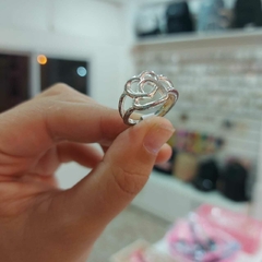 Anillo Doble Corazón. - comprar online