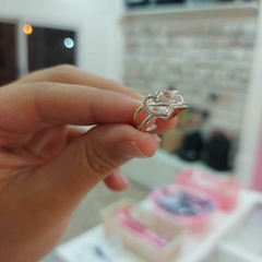 Anillo Corazón Semi Abierto. - comprar online
