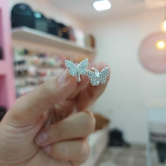 Argollitas Cliker Mariposas.