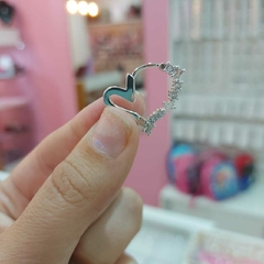 Argollitas Cliker Corazón. - comprar online
