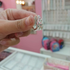 Argollitas Cliker Tipo Gotas con Piedritas. en internet