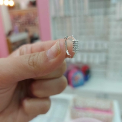Argollitas Cliker de Acero Blanco. - comprar online