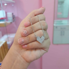 Conjunto Corazón con Piedritas.