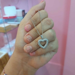 Conjunto Corazón con Brillitos.