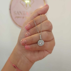 Conjunto Círculo con Piedritas Encastradas.