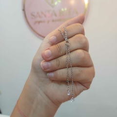 Conjunto con Piedritas Colgantes.