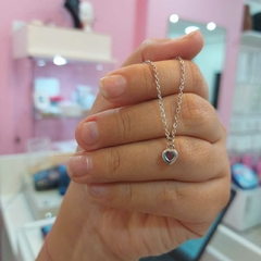 Conjunto Corazón con Piedrita. - tienda online